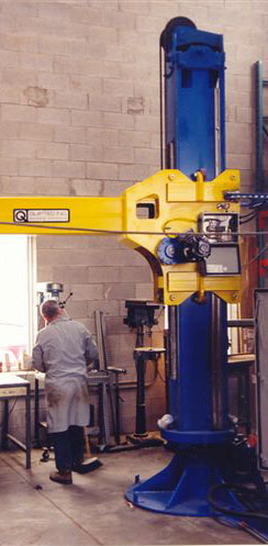 mold drunk/vacuum pouring robot